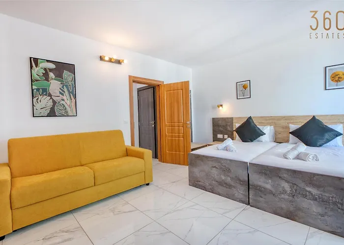 Beautiful Seafront With Comfy Beds, Ac & Wifi By 360 Estates * San Pawl il-Baħar