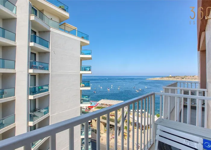 Beautiful Seafront With Comfy Beds, Ac & Wifi By 360 Estates * San Pawl il-Baħar