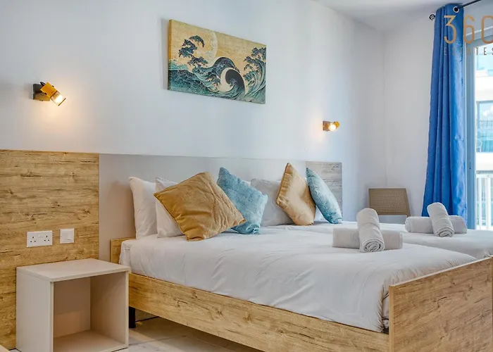 Beautiful Seafront With Comfy Beds, Ac & Wifi By 360 Estates Appartement